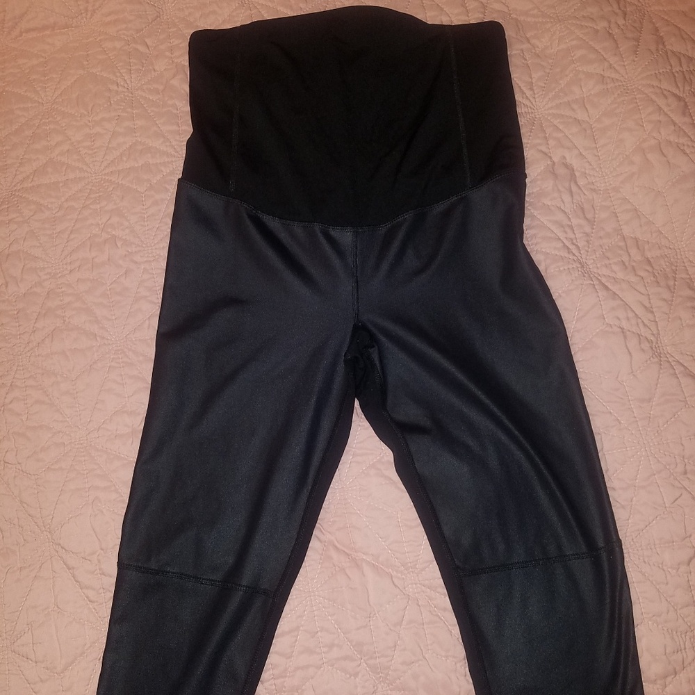 Isabel Maternity Faux Leather Legging